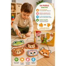 Toyfest Puedo Puffy Puzzle Orman Hayvanları 24 Parça 18+ Ay 12MM Kalın Eğitici Çocuk Yapboz