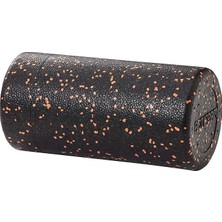 Pearl Shop Foam Roller Masaj Köpüğü Düz (Siyah + Turuncu Orta Sert, 30 Cm)…