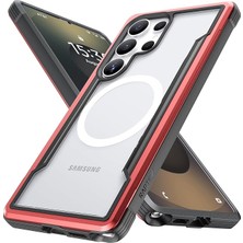 Pearl Shop Samsung Galaxy S25 Ultra Için Shield Manyetik Kılıf – Magsafe ile Uyumlu, [13FT Mil-Grade Düşme Koruması], Dayanıklı Eloksallı Darbeye Dayanıklı Alüminyum Çerçeve Ince Samsung S25 Ultra Kılıf