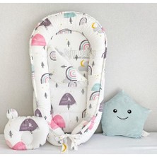 Pearl Shop Baby Nest Rainbow Tasarım Lüx Nest Anne Yanı