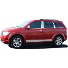 Pearl Shop Oto Aksesuar Krom Alt Bagaj Çıtası 2008 Üzeri P. Çelik Dodge Journey ile Uyumlu