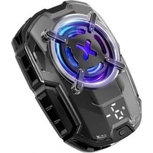 Pearl Shop 27W Super Akıllı Kasırga Telefon Soğutucu Dijital Göstergeli Akıllı Isı Yalıtım Soğutma Fanı Radyatör