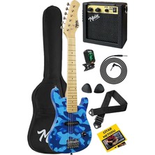 Pearl Shop CEG-30BS 4-6 Yaş Çocuklar Için Amfili Full 1/4 30 Inç Elektro Gitar Seti