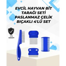 Die Grup Uzun ve Kısa Tüylü Hayvanlara Özel Bit Tarağı ve Tüy Temizleme Seti