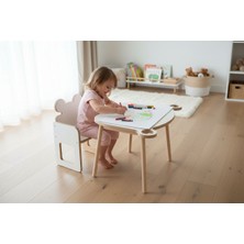 Mzs Dizayn Mickey Mouse Yaz-Sil Yüzey, Çocuk Aktivite-Çalışma Masası, Çocuk Masa&sandalye Seti