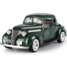 Motormax 1939 Chevrolet Coupe Bordo 1:24 Model Araba Yeşil