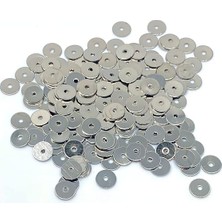 Pearl Shop Gümüş Metal Pul (10 Gram) 6 mm