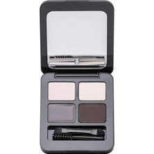 Pearl Shop Cosmetics Total Look Brow Kit Kaş Şekillendirme Kiti 03 Brunettes