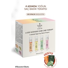 Yoon Saç Bakım Seti Yoğun Onarıcı Saç Terapisi | 4 Adım 28 Gün Parlaklık Nem, Besle ve Onar 4X28ml