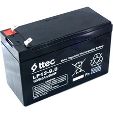 Pearl Shop 12V 9AH Bakımsız Kuru Akü (01/2025 Üretimi)