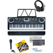Pearl Shop PS-1500BK-H Başlangıç Için 61 Tuşlu Org Kulaklık Notalık ve Adaptörlü (100 Ses 100 Ritim)