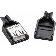 Voltaj USB A Tipi Kılıflı Soket - Dişi