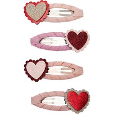 Mimi & Lula Scalloped Heart 4'lü Toka
