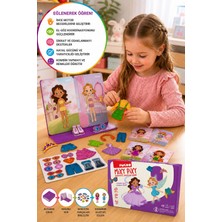 Toyfest Puedo Mixy Pixy Manyetik Giydirme Oyunu 3+ Yaş Eğitici Kız Çocuk Oyuncak 51 Parça Set