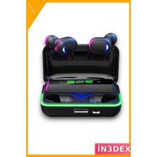 İn3dex Kablosuz Bluetooth Oyun Kulaklığı Rgb 5.1 800MAH Powerbank Şarj Kutusu
