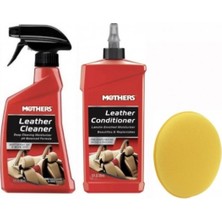 Mothers® Leather Cleaner & Conditioner Kit - Deri Temizlik ve Bakım Seti - ( 3 Parça Ürün )