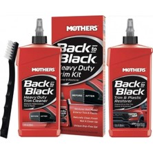 Mothers® Back-To-Black® Trim ve Plastik Temizlik ve Yenileyici Seti – ( 3 Adet Ürün )