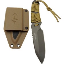 Nurcamp Outdoor Paracord Sarımlı Sabit Namlulu Hayatta Kalma ve Kamp Bıçağı