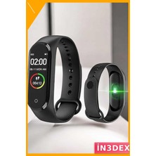 İn3dex Akıllı Bileklik Adım Sayar Kalp Atışı Uyku Izleme IP67 Suya Dayanıklı