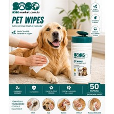Soso Pet Wipes 2*50'li Kedi Köpek Göz, Kulak ve Pati Temizleme Havlusu - Hassas Bakım