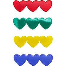 Mimi & Lula Heart Acetate 4'lü Toka