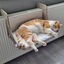 Selenay Pet Market Kedi Kalorifer Radyatör Petek Yatağı Xl Yıkanabilir Minderli