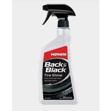 Mothers® Back-To-Black® Tire Shine High-Gloss – ® Çok Parlak Lastik Parlatıcı Ürünü / 710 ml