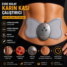 Eşya Dünyası Karın Kası Çalıştırıcı Ems Masaj Aleti | Evde Karın, Bel Sıkılaştırma & Şekillendirme Cihazı