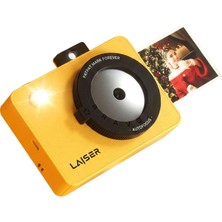 Laiser Z5S Instant Kamera ve Fotoğraf Yazıcısı - Şipşak Fotoğraf Makinesi-Yellow