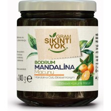 Gram Sıkıntı Yok Bodrum Mandalina Macunu Mandalinalı Bitkisel Karışımlı Macun 240GR