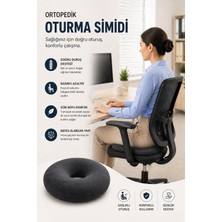 EpiRelax Ortopedik Visco Oturma Simidi Basıncı Azaltır, Gün Boyu Konfor Sağlar Uzun Süreli Oturuşlarda Rahat Destek