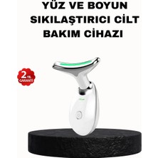 TKÇ Ems Mikro Akım Yüz ve Boyun Sıkılaştırıcı Cihaz 7000 Vpm Titreşim Isı Terapili