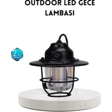 TKÇ Outdoor Retro Kamp Işığı Uzun Ömürlü Pil Taşınabilir Suya Dayanıklı