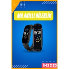 İn3dex Akıllı Bileklik M6 Adımsayar Spor Modları Çağrı Görme Türkçe Menü