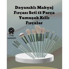TKÇ Umuşak Kıllı Estetik Tasarımlı 13'lü Makyaj Fırçası Seti Günlük ve Profesyonel Kullanım
