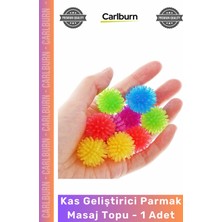 Carlburn #egzersiz El Egzersiz Terapi Rehabilitasyon Stres Giderici Kas Geliştirici Parmak Masaj Topu - 1 Adet