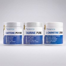 In Science Nutrition L-Carnetine +Taurine+ Caffeine  Yağ Yakımı, Enerji ve Maksimum Odaklanma Artırıcı 3’lü Supplement Paketi (60 Servis)