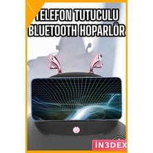 İn3dex Akıllı Telefon Tutacaklı Bluetooth Hoparlör 93DB Yüksek Ses