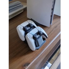 ModuLab 3D Tüm Konsollarla Uyumlu 2’li Konsol Standı Siyah – Ps5 Dualsense / Xbox Controller Tutucu Masa