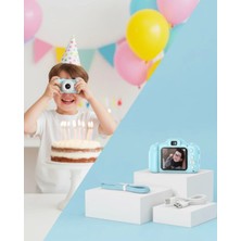 TKÇ Mavi Kompakt Dijital Kamera Hd Video ve Fotoğraf Çekim Özellikli USB Bağlantılı