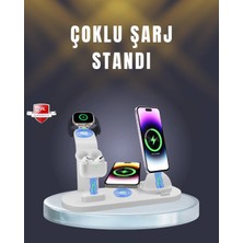 TKÇ Iphone, Airpods ve Akıllı Saat Uyumlu Çoklu Şarj Cihazı
