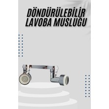 TKÇ Dönebilen Musluk Başlığı Akrobat Mutfak Banyo Musluk Ucu Başlığı Oynar Başlıklı