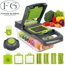 Die Grup Nicer Dicer Cutter Plus Pratik Sebze Doğrayıcı Rende Practical Vegetable Slicer Sebze Dilimleyici ROYALEKS-094