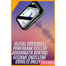İn3dex Kablosuz Kulaklık Işıklı Bluetooth Powerbank Özellikli Extra Bass