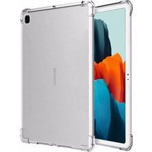 Newface Gldisptm New  Galaxy P610 Tab S6 Lite 10.4 Kılıf  Shock Tablet Silikon - Şeffaf