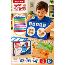 Toyfest Puedo Sweet Numbers Manyetik Eğitici Oyun 3+ Yaş Toplama Çıkarma Sayı Öğretici Kutu Oyun