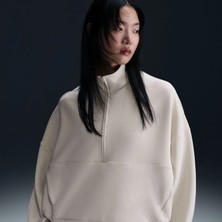 Nike Nikr 24.7 Impossiblysoft Dri-Fıt Hz Kadın Bej Sweatshirt