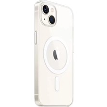 Motto Ticaret Newface Apple Iphone 15 Plus Kılıf Magneticsafe Şeffaf Silikon - Şeffaf