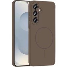 Motto Ticaret Joko Samsung Galaxy S25 Kılıf Jully Magsafe Kapak - Kahverengi