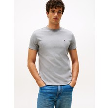 Tommy Klasik Sıfır Yaka T-Shirt